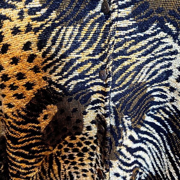 Maggy Barns 4X Brown Heavy Women's Quality Vest Plus Size 4XL 30W 32W - Picture 4 of 7